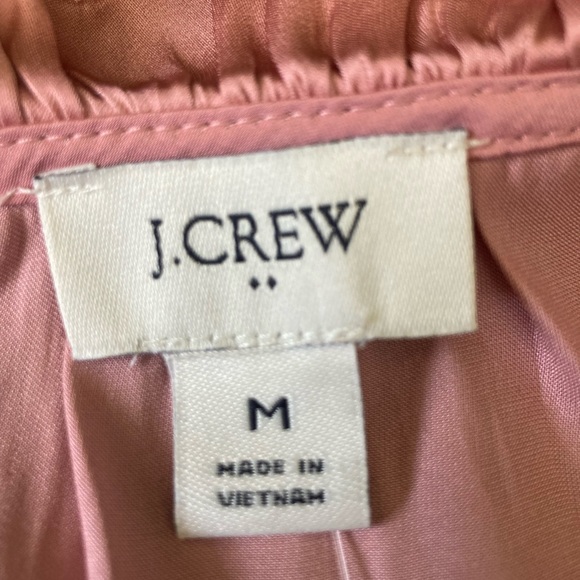 Pink Ruffled Satin Blouse - Picture 5 of 6